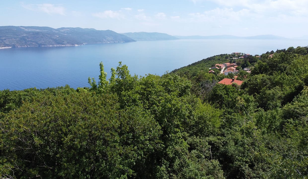 O-623 Baugrund mit wunderschönem Meerblick Blick auf die Insel Cres und auf Rijeka. Verkauf