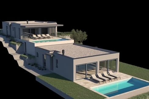 P-02 Poreč Doppelhaushälfte 8826 m2 Pool Meerblick zu verkaufen
