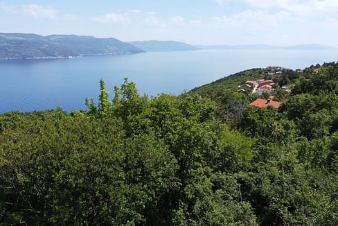 O-623 Baugrund mit wunderschönem Meerblick Blick auf die Insel Cres und auf Rijeka. Verkauf