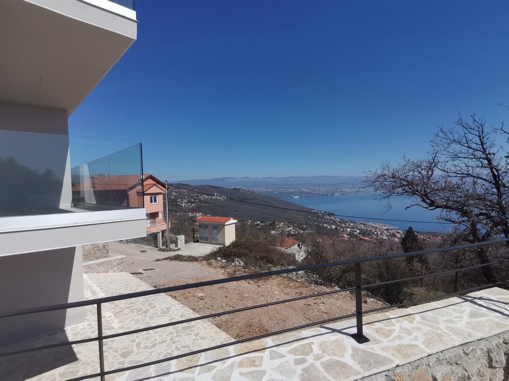 KB-461 newly built semi-detached houses with pool near Opatija with beautiful sea views